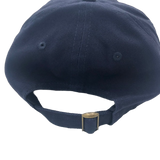 Unstructured Cap - Red and White Stitching