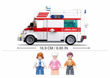 Sluban Town Ambulance Building Brick Kit (328 pcs)