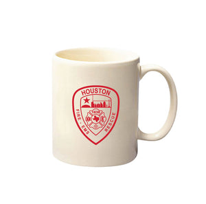 HFD Red and Cream 11 Oz. Coffee Mug