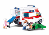 Sluban Town Ambulance Building Brick Kit (328 pcs)