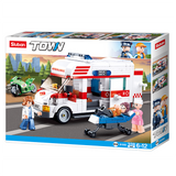 Sluban Town Ambulance Building Brick Kit (328 pcs)