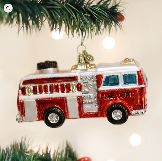 Fire Truck Ornament