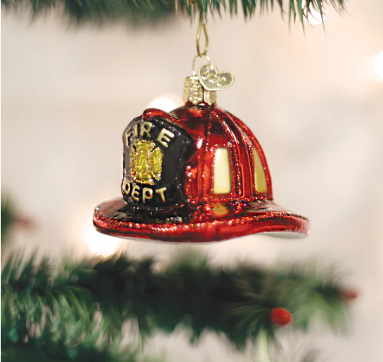 Fireman's Helmet Ornament