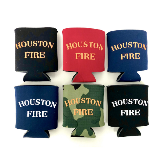 Houston Fire Koozies