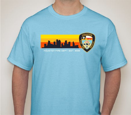 Rainbow Sunrise T-Shirt – Houston Fire Museum